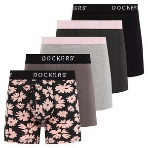 NEW DOCKERS Mens Boxer Briefs Breathable Cotton Underwear for Men Pack of 5